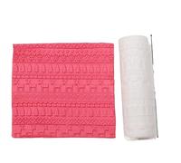 EWUHYFP Rullo per Texture in Argilla Polimerica Stampo for rulli con Texture Senza Cuciture in Argilla polimerica, Albero di Natale, Stella Pan Zenzero, Orecchini creativi Fai da Te Ceramica(Color01)