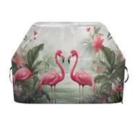 Ewusp Copertura per barbecue a gas con fenicotteri rosa, universale, resistente, impermeabile, con cinghie regolabili, resistente allo sbiadimento e ai raggi UV