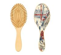 Ewusp San Francisco - Spazzola districante per capelli da donna e uomo, antistatica e anti-groviglio, spazzola per capelli bagnati e asciutti, per capelli ricci, spessi, ondulati e fini