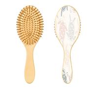 Ewusp Spazzola districante per capelli con tartarughe marine, per donne e uomini, antistatica e districante, spazzola per capelli bagnati e asciutti, per capelli ricci, spessi, ondulati e fini