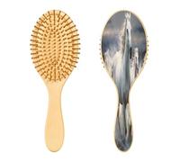 Ewusp Spazzola districante per capelli da corsa per cavalli bianchi, per donne e uomini, antistatica e districante, spazzola per capelli bagnati e asciutti, per capelli ricci, spessi, ondulati e fini