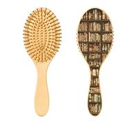 Ewusp Spazzola districante per libri da parete, per donne e uomini, antistatica e districante, spazzola per capelli bagnata e asciutta, per capelli ricci, spessi, ondulati e fini