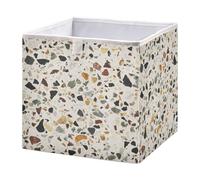 Ewusp Terrazzo Cube Storage Box 28 x 28 cm Pieghevole Armadio Organizzatore Bin Dog Toy Basket Baby Basket per Cameretta Ufficio