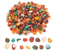 Ewwtrey 900 g Ciottoli per vasi, Pietre Decorative Multicolori, Perline di biglie per vasi, acquari, paesaggistica, Giardino di Fiori, Decorazioni per Matrimoni, Candele e mosaici (8-13 mm, Rotondi)