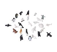 Ewxdghy Set di Modelli di Figure di Pinguini orsi Balene, Giocattoli di Animali realistici ad Alta Simulazione, Animali in plastica Finemente dettagliati per la Collezione di Decorazioni