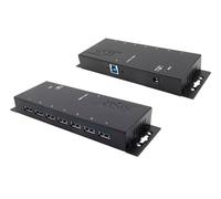 EX-1188HMS-3 - Hub in metallo a 7 porte USB 3.2 Gen1, con protezione da sovratensioni ESD da 15 KV