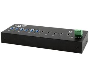 EX-12280HMS 10 porte USB 3.2 Gen 2 in metallo, con 4 porte C e 6 porte A