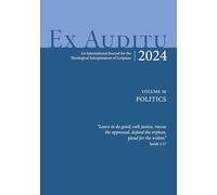 Ex Auditu - Volume 36: An International Journal for the Theological Interpretation of Scripture