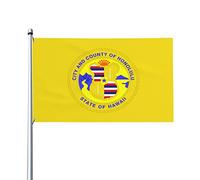 Ex bandiera di Honolulu Hawaii 3x5ft Patio Garden Flag Decorazione per interni Bandiera stampata su un lato