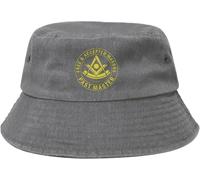 Ex Maestro F & Am della Massoneria Uomo Donne Cotone Bucket Hat Confortevole Secchio Cappelli Casual Cappello da Pescatore per Pesca Viaggi Estate
