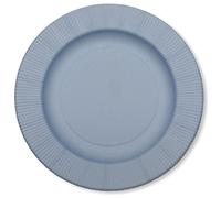 EX.TRA. Piatti Piani di Carta Opaco a Righe Carta da Zucchero 21 cm 8 Pezzi