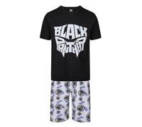 Ex UK Store Pigiama Corto da Uomo, Personaggio del Film, TV, Salotto Notturno, Pigiama da Notte, dalla Taglia M alla XXL, Nuovo (Nero - BP - M)