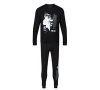 Ex UK Store Pigiama da Uomo Personaggio dei Cartoni Animati con orli con Risvolto Stile Jogger per la Notte, Pigiama da Notte, Pigiama dalla XS alla XXL Nuovo (D.Ball.Z - S)