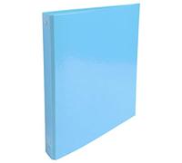 Exacompta – Raccoglitori rigidi Iderama cartone da 10 4 anelli Ø30 mm dorso 40mm A4 32x26 cm azzurro