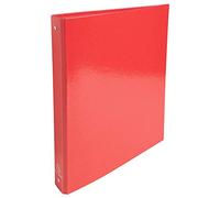 Exacompta - rif. 519295E - Cartone da 10 raccoglitori rigidi Iderama, 4 anelli rotondi diametro 30 mm, dorso 40 mm, dimensioni esterne: 32 x 26 cm, formato A4, colore: rosso