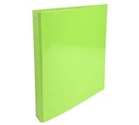 Exacompta Raccoglitori rigidi Iderama 4 anelli 30 mm dorso 40 mm A4 32x26 cm verde anice (10 pz)