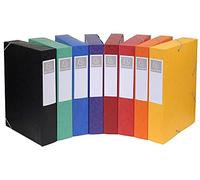 Exacompta 10 scatole archivio Cartobox A4 dorso 4 cm assortite