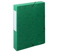Exacompta 10 scatole archivio Scotten A4 dorso 6 cm verde