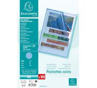 Exacompta 1000 buste a L A4 PP goffrato 12/100 mm blu