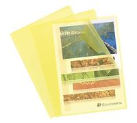 Exacompta 1000 buste a L A4 PP goffrato 12/100 mm giallo