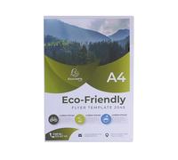 Exacompta 1000 buste a L A4 PP goffrato riciclato 12/100 mm cristallo