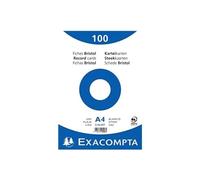 Exacompta 10506E Cartoncini Bristol, 21x29 cm, Bianco