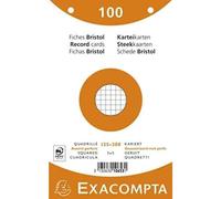 Exacompta 10653E Cartoncini Bristol, 12x20 cm, Multicolore