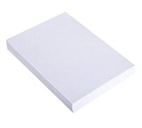 Exacompta 10706E 1 Confezione da 100 Cartoncini sotto Pellicola, Bristol Dots non Perforati, 210 x 297 mm, Bianco