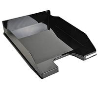 Exacompta 113214D Vaschetta Corrispondenza, Nero Glossy, 34.7 x 25.5 x 6.5