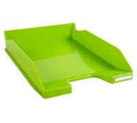 Exacompta 113225D Vaschetta Corrispondenza, Verde Anice Glossy, 34.7 x 25.5 x 6.5