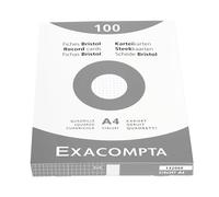Exacompta 13206E Cartoncini Bristol, 21x29 cm, Bianco