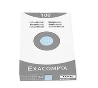 Exacompta 13218E Cartoncini Bristol, 14x21 cm, Azzurro