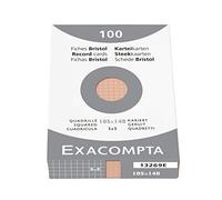 Exacompta 13269B Cartoncini Bristol, 10x14 cm, Arancio