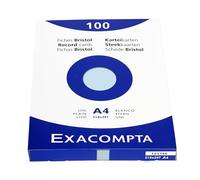 Exacompta 13316E Cartoncini Bristol, 21x29 cm, Azzurro