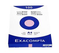Exacompta 13336E Cartoncini Bristol, 21x29 cm, Rosa