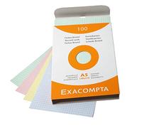 Exacompta 13378E Cartoncini Bristol, 14x21 cm, Multicolore