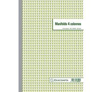 EXACOMPTA 13540E Blocchi 4 colonne 29,7 x 21 cm 50 fogli autocopianti