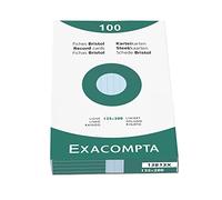 Exacompta 13813X Cartoncini Bristol, 20.30 x 12.70 x 2.50 cm