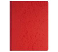 Exacompta 14060re quaderno rilegato a testa pigra con 80 pagine 32 x 25 cm rosso