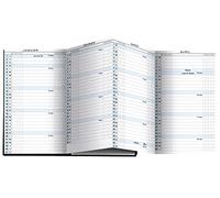 Exacompta - 162622E - Ricarica Agenda tascabile Exaplan 16 fisarmonica - 9 x 16 cm - Planning mensile da gennaio a dicembre 2025