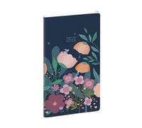 Exacompta - 1710152E - Agenda tascabile -La settimana su due pagine - Mini Labo EasyTime 17 - Copertina morbida in cartoncino - 9 cm x 17 cm - Gennaio 2023 a dicembre 2023 - Disegno Mimosa