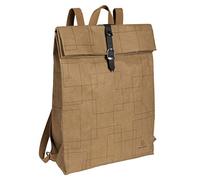 Exacompta 17640E Eterneco, Zaino Colore Kraft Per Laptop 14 Pollici e Tablet, Materiale Similpelle Vegetale, Antistrappo e Resistente All’Acqua Grazie ad Una Spalmatura di Latex