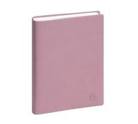 Exacompta 176418E Agenda da scrivania EasyDay Journal 17 Ondine 12 x 17 cm Giornaliero da gennaio a dicembre 2026 - Rosa