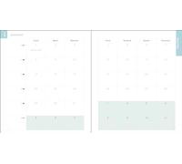 Exacompta - 180832E - Ricarica agenda da scrivania Lady 18-15 x 17 cm - Settimana gennaio - dicembre 2025