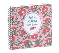 Exacompta - 183435-25E - Agenda settimanale da ufficio Lady 18S a spirale Dodo & Cath - 15 x 17 cm - da gennaio a dicembre 2025 - Visuel Possible