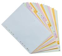 Exacompta 20 divisori cartoncino pastello Forever 20 tacche alfabetiche