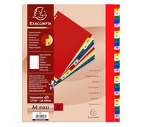 Exacompta 20 divisori PP 31 tacche numeriche 1-31 a colori A4 Maxi