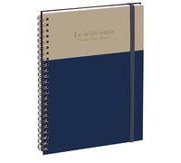 Exacompta 2001982E - Agenda settimanale da ufficio SAD 20S Gustave, 15 x 21 cm, da settembre 2026 a dicembre 2027-16 mesi, colore: Marina/Gregia