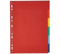 Separatore Forever - 6 tacche - cartoncino riciclato 220 gr - A4 - multicolore - Exacompta