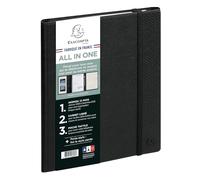 Exacompta - 2007641E - Agenda settimanale da ufficio All in one Horizons 20S visiva a spirale Kaa - 15 x 21 cm - gennaio a dicembre 2025 - Colore nero